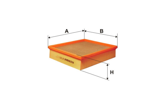 Air filter AP 129/1 Filtron, Image 2