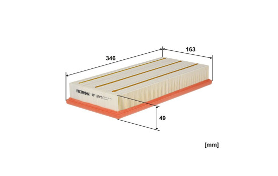 Air filter AP 129/9 Filtron, Image 3