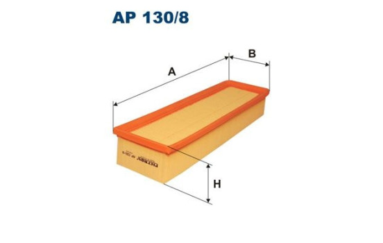 Air filter AP 130/8 Filtron