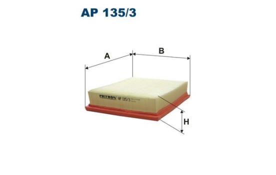 Air filter AP 135/3 Filtron