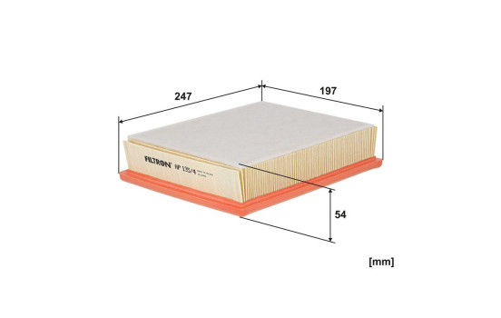 Air filter AP 135/4 Filtron, Image 3