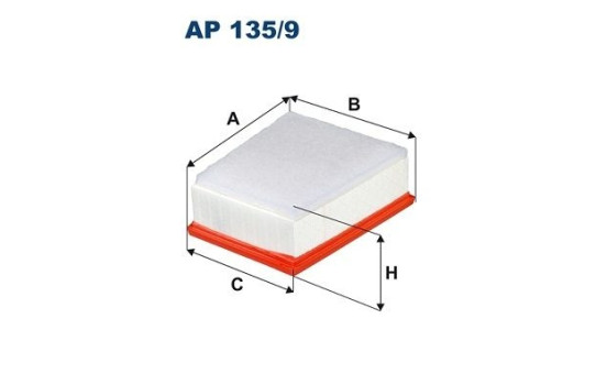 Air filter AP 135/9 Filtron