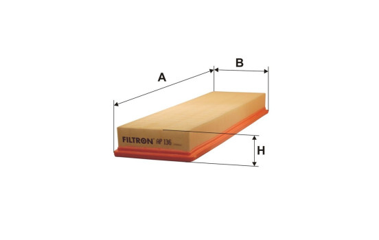 Air filter AP 136 Filtron, Image 2