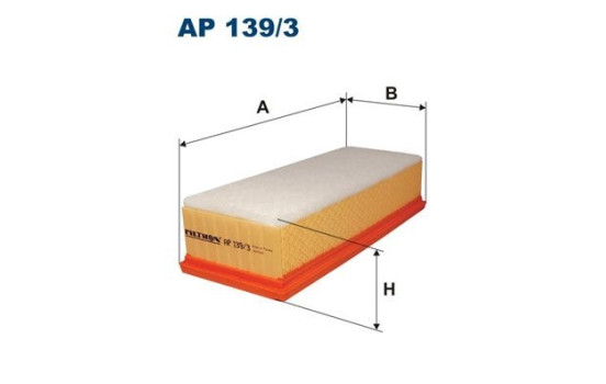 Air filter AP 139/3 Filtron
