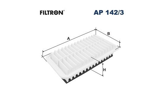 Air filter AP 142/3 Filtron