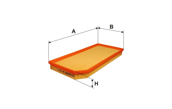 Air filter AP 149/8 Filtron, Image 2