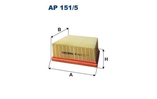 Air filter AP 151/5 Filtron