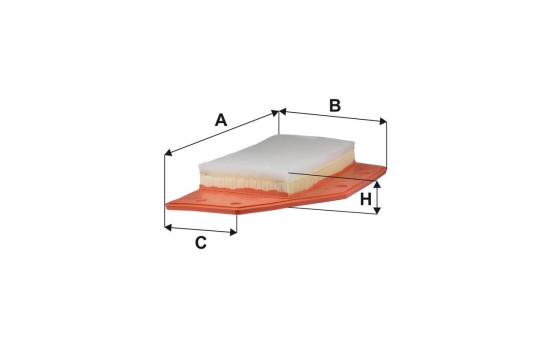 Air filter AP 152/6 Filtron, Image 2