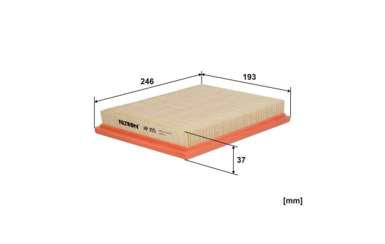 Air filter AP 155 Filtron, Image 3