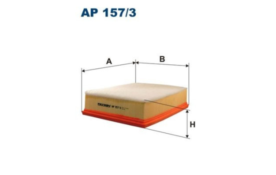 Air filter AP 157/3 Filtron