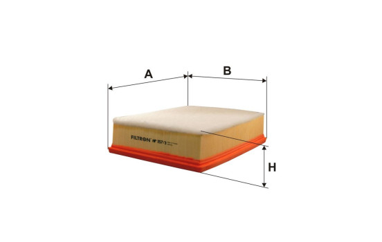 Air filter AP 157/3 Filtron, Image 2