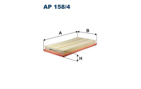 Air filter AP 158/4 Filtron