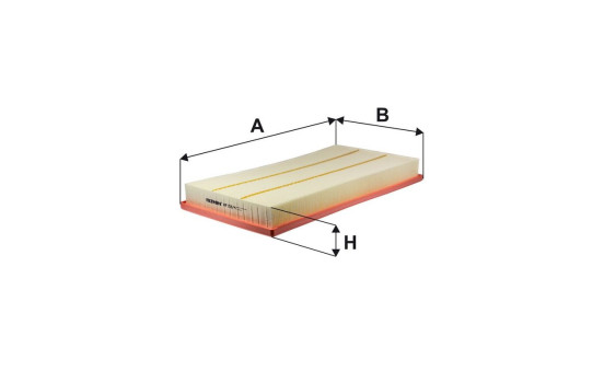 Air filter AP 158/4 Filtron, Image 2
