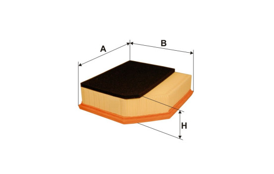 Air filter AP 165/5 Filtron, Image 2