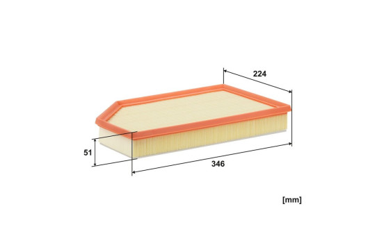 Air filter AP 165/6 Filtron, Image 3