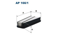 Air filter AP 166/1 Filtron