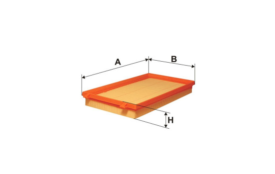 Air filter AP 167/2 Filtron, Image 2