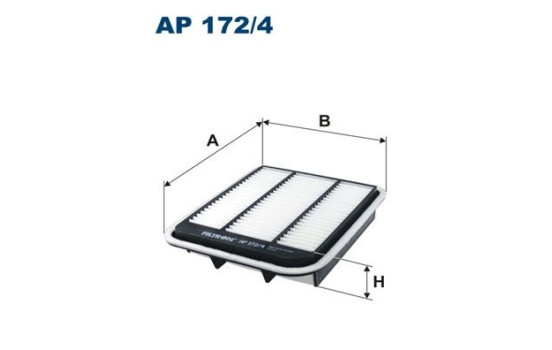 Air filter AP 172/4 Filtron