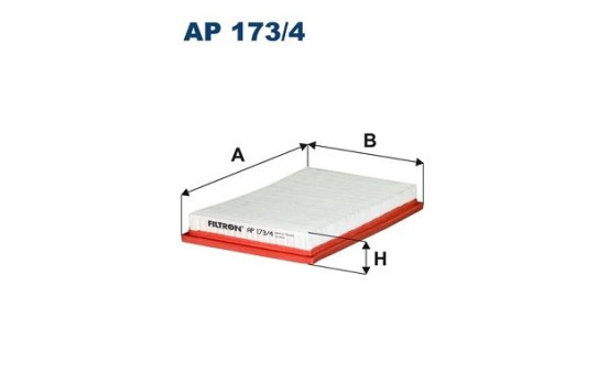 Air filter AP 173/4 Filtron