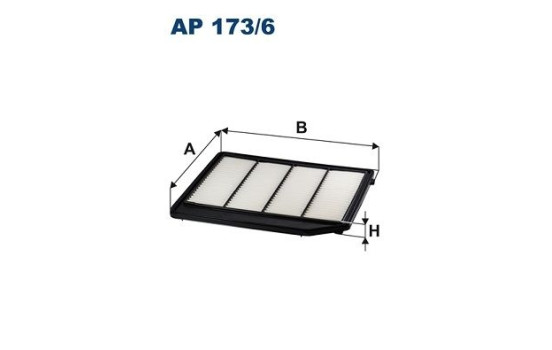 Air filter AP 173/6 Filtron