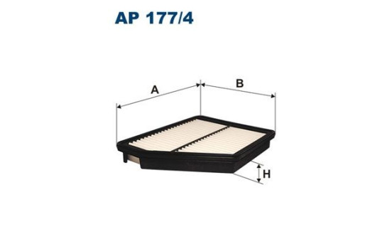 Air filter AP 177/4 Filtron