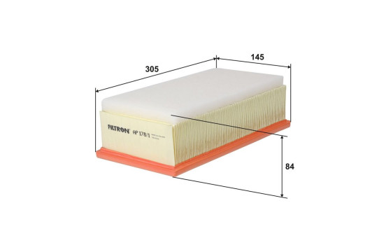 Air filter AP 178/1 Filtron, Image 2