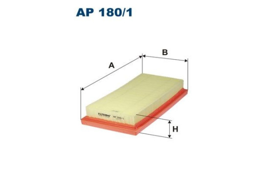 Air filter AP 180/1 Filtron
