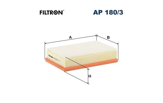 Air filter AP 180/3 Filtron
