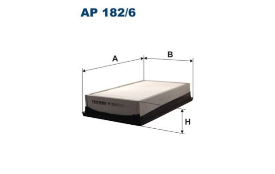 Air filter AP 182/6 Filtron