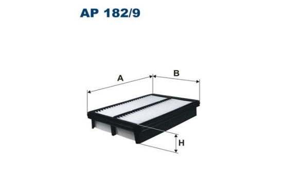 Air filter AP 182/9 Filtron