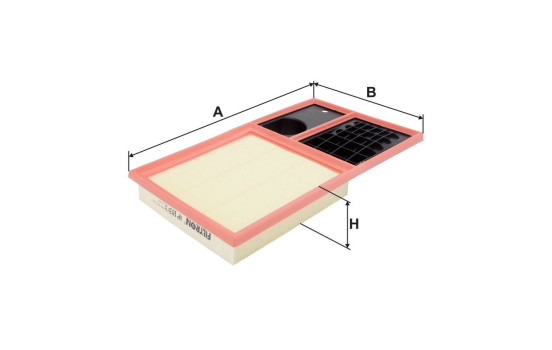 Air filter AP 183/3 Filtron, Image 2
