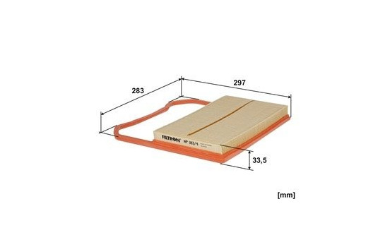 Air filter AP 183/4 Filtron