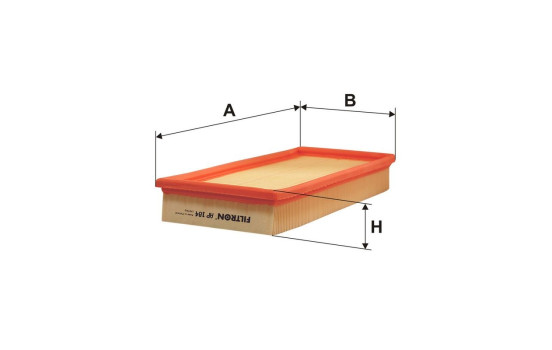 Air filter AP 184 Filtron, Image 2