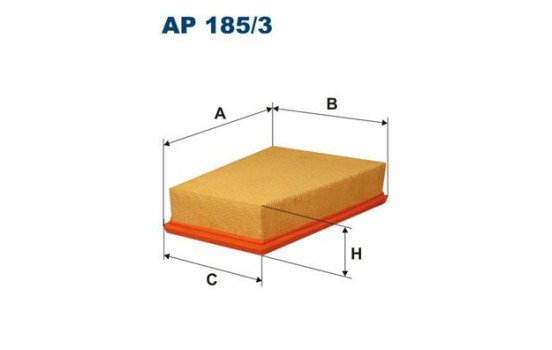 Air filter AP 185/3 Filtron