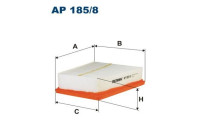 Air filter AP 185/8 Filtron