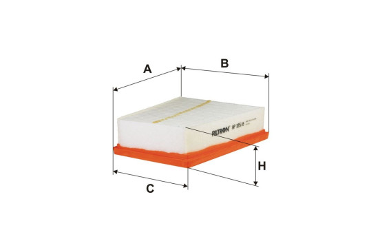 Air filter AP 185/8 Filtron, Image 2