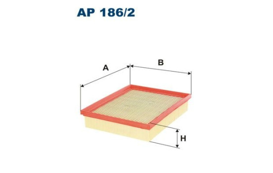 Air filter AP 186/2 Filtron