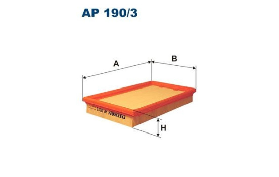 Air filter AP 190/3 Filtron