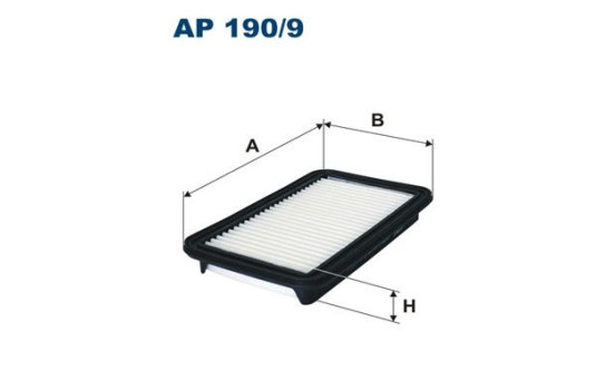 Air filter AP 190/9 Filtron