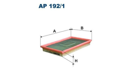 Air filter AP 192/1 Filtron
