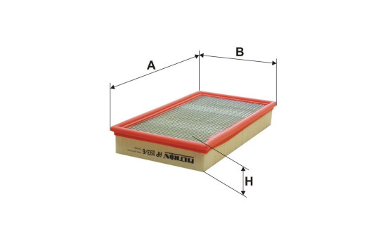 Air filter AP 193/6 Filtron, Image 2
