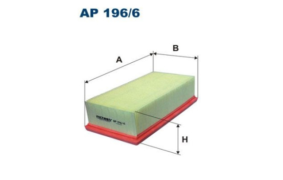 Air filter AP 196/6 Filtron
