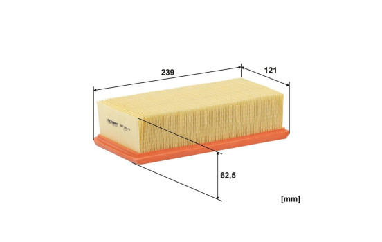 Air filter AP 196/6 Filtron, Image 2