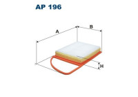 Air filter AP 196 Filtron