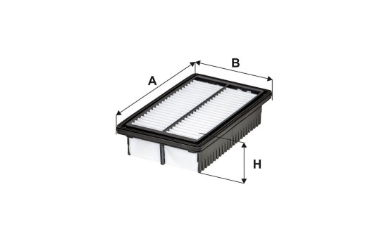 Air filter AP 197/2 Filtron, Image 2