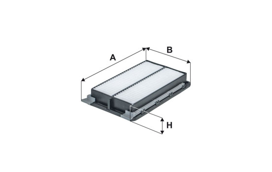 Air filter AP 197/3 Filtron, Image 2