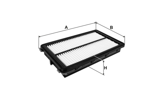 Air filter AP 198/4 Filtron, Image 2
