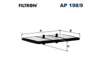 Air filter AP 198/9 Filtron