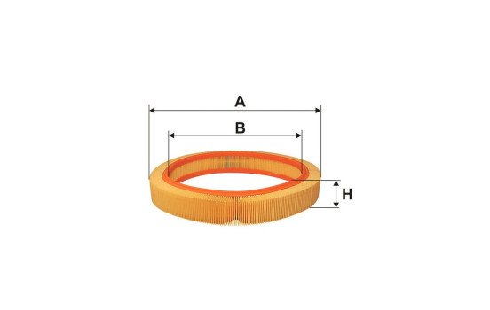 Air filter AR 033 Filtron, Image 2