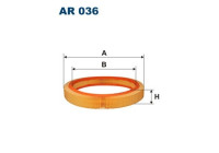 Air filter AR 036 Filtron